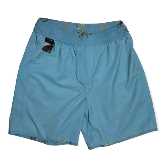 Brixton Mfg Co Men's Tropical Blue & Yellow Swim Trunks Board Shorts Size S - Picture 5 of 11
